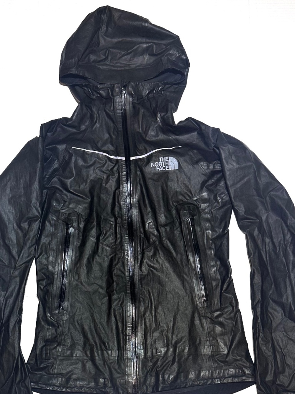 North Face Women’s Black Hooded Shell Windbreaker Size XS